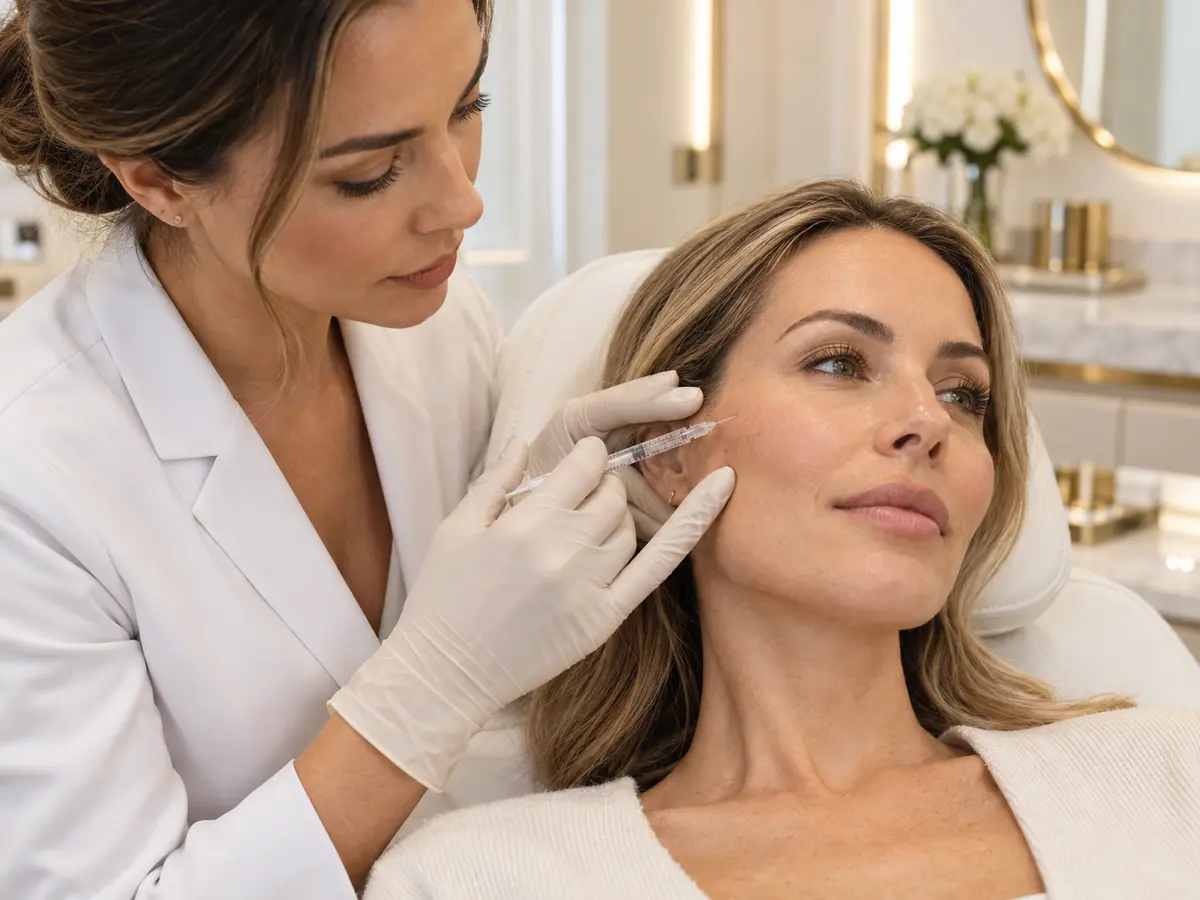 Cheek filler consultation at Wellora Aesthetics