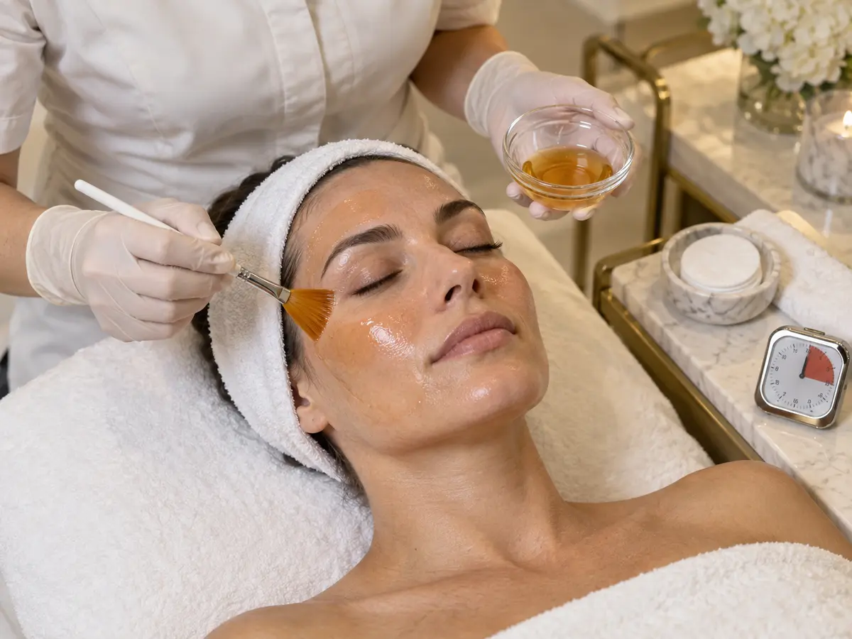 Chemical peel skin treatment at Wellora Aesthetics