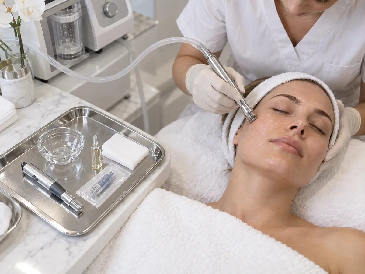 Combined skin treatment at Wellora Aesthetics