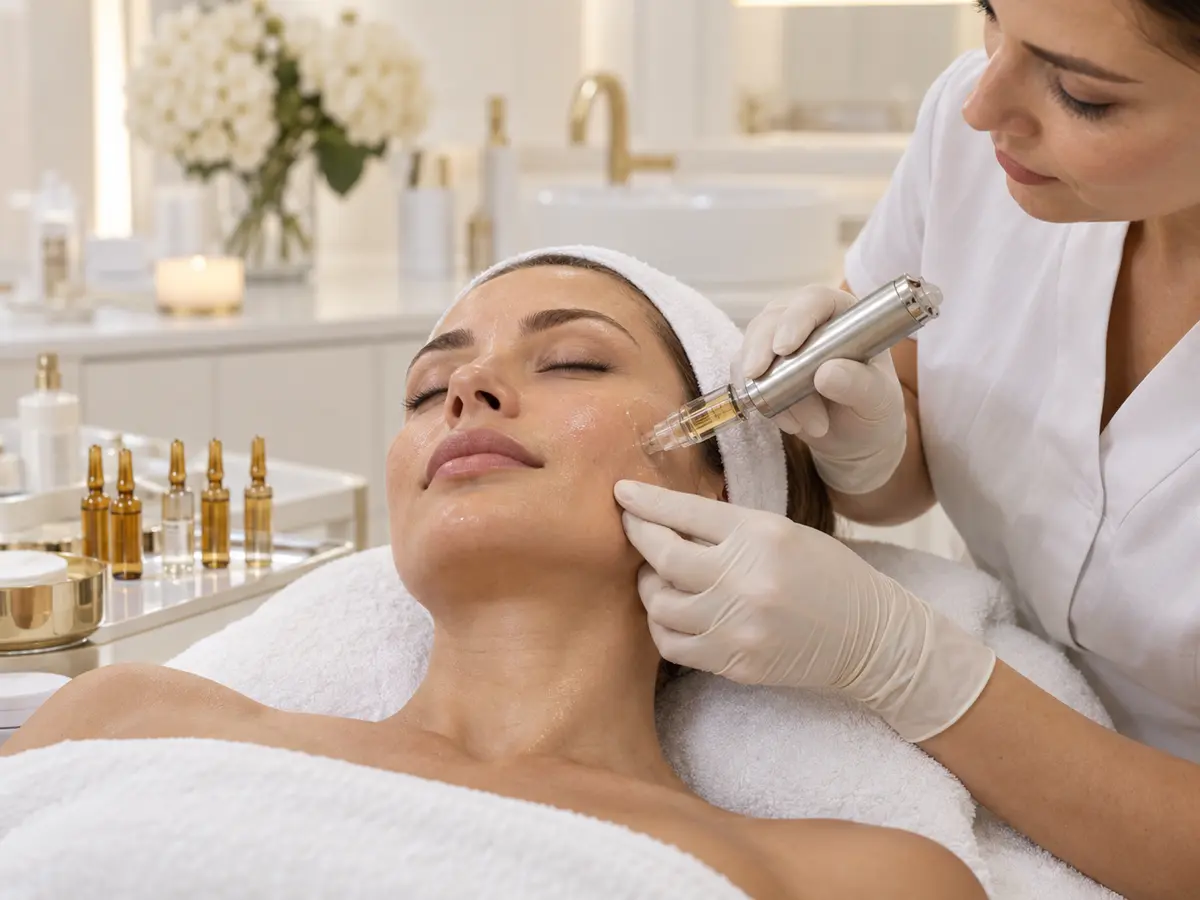 Mesotherapy skin appointment at Wellora Aesthetics